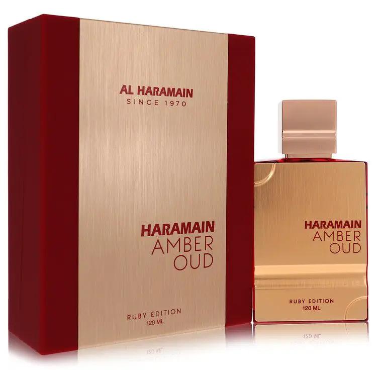 Al Haramain Amber Oud Ruby Eau De Parfum Spray (Unisex) by Al Haramain 120 ml by Brands HD