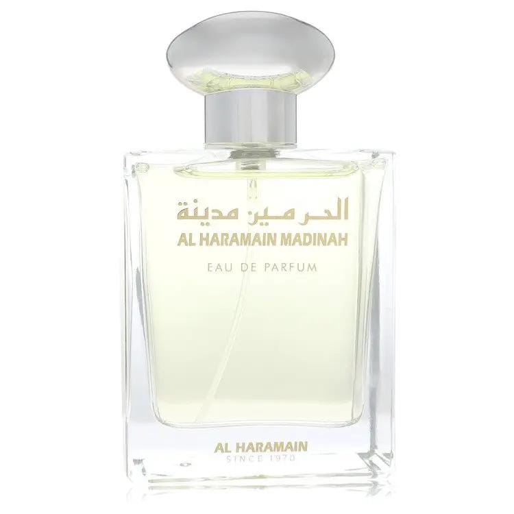 Brands HD Eau De Parfum Spray (Unisex Unboxed) Al Haramain Madinah Eau De Parfum Spray (Unisex Unboxed) by Al Haramain 98 ml Al Haramain Madinah Eau De Parfum Spray (Unisex Unboxed) by Al Haramain 98 ml
