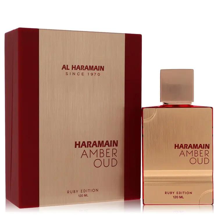 Brands HD Eau De Parfum Spray (Unisex Unboxed) Al Haramain Amber Oud Ruby Eau De Parfum Spray (Unisex Unboxed) by Al Haramain 120 ml Al Haramain Amber Oud Ruby Eau De Parfum Spray (Unisex Unboxed) by Al Haramain 120 ml