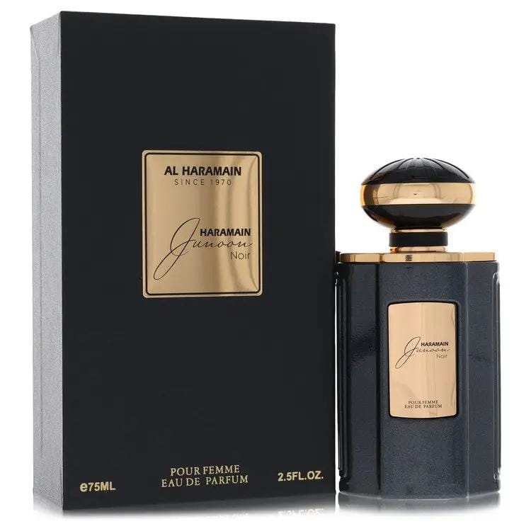 Al Haramain Junoon Noir Eau De Parfum Spray by Al Haramain 75 ml by Brands HD