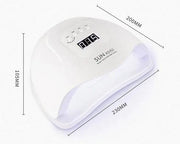 80W UV LED Nail Lamp Gel Nail Light UV Dryer with 4 Timers Nail Dryers Nail Polish Epoxy Curing Light Lamps by Resin Art NZ