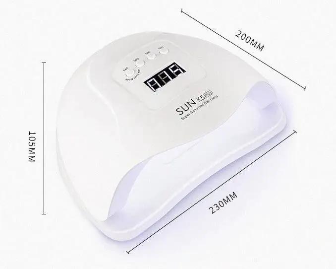 80W UV LED Nail Lamp Gel Nail Light UV Dryer with 4 Timers Nail Dryers Nail Polish Epoxy Curing Light Lamps by Resin Art NZ