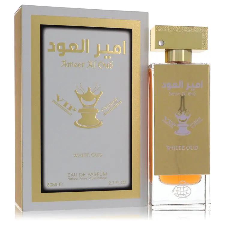 Ameer Al Oud Vip Original White Oud Eau De Parfum Spray (Unisex) by Fragrance World 80 ml by Brands HD