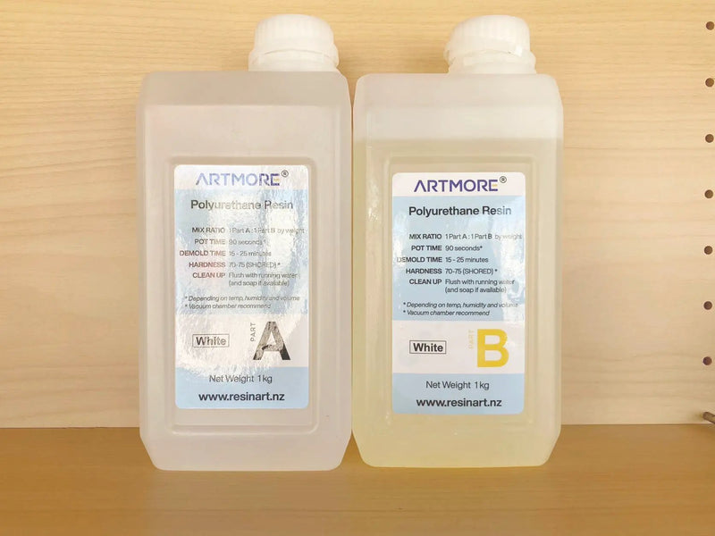 Polyurethane Resin - White by Resin Art NZ