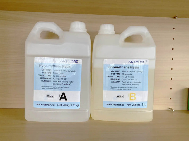 Polyurethane Resin - White by Resin Art NZ