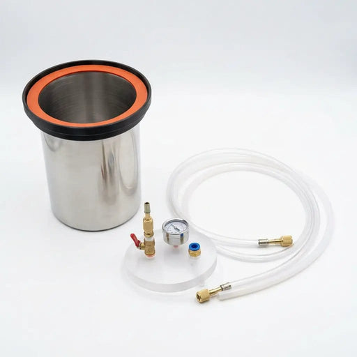 Resin Art NZ Degassing Vacuum Chamber Resin Infusion Catch Pot / Resin Trap – 1.4L for Carbon Fiber and Fiberglass Fabrication Resin Infusion Catch Pot / Resin Trap – 1.4L for Carbon Fiber and F...