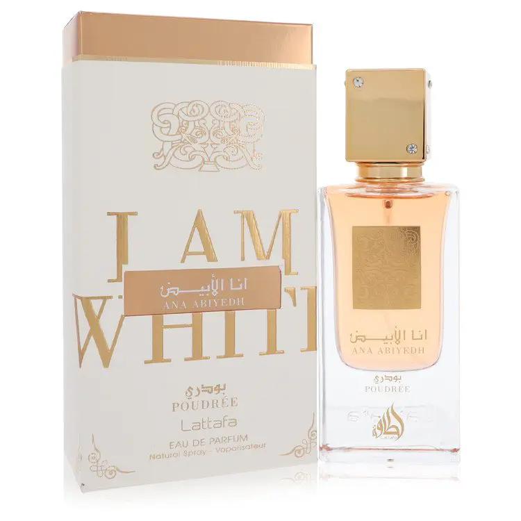 Ana Abiyedh I Am White Poudree Eau De Parfum Spray (Unisex) by Lattafa 60 ml by Brands HD