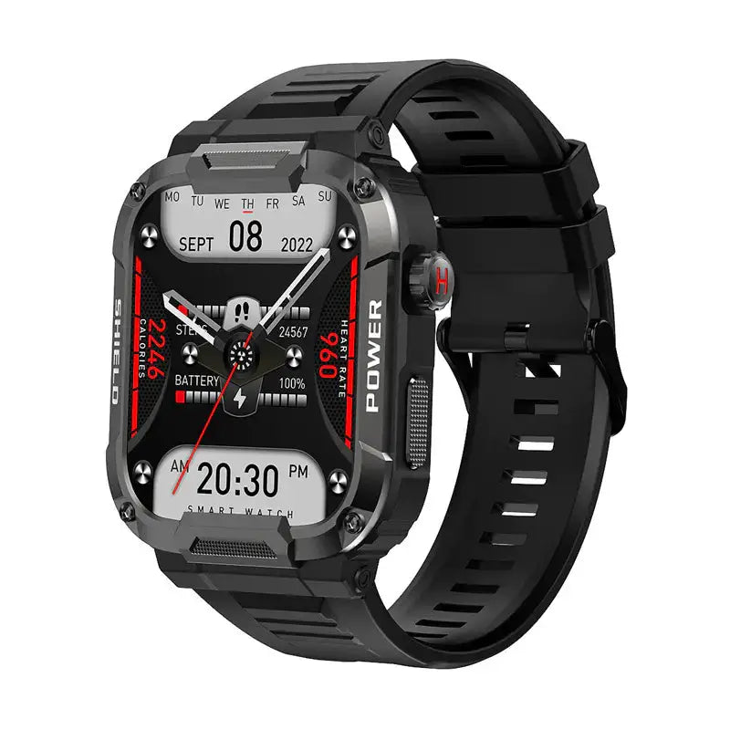 MK66 Smart Waterproof Watch - Rugged Triple-Proof with Bluetooth Calling & 1.85" HD Display by Mead's Supply & Equipment Outfitters limited