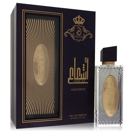 Brands HD Eau De Parfum Spray (Unisex) Arabiyat Prestige Ashaa Amethyst Eau De Parfum Spray (Unisex) by Arabiyat Prestige 109 ml Arabiyat Prestige Ashaa Amethyst Eau De Parfum Spray (Unisex) by Arabiyat Prestige 109 ml