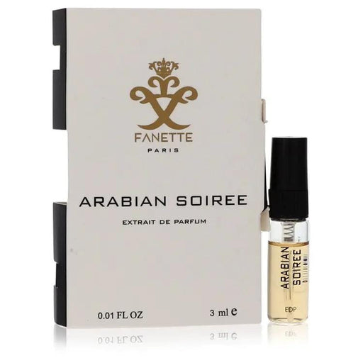 Brands HD Vial (Unisex sample) Arabian Soiree Vial (Unisex sample) by Fanette 0.3 ml Arabian Soiree Vial (Unisex sample) by Fanette 0.3 ml