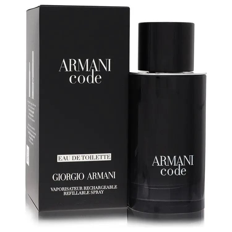 Brands HD Eau De Toilette Spray Refillable Armani Code Eau De Toilette Spray Refillable by Giorgio Armani 75 ml Armani Code Eau De Toilette Spray Refillable by Giorgio Armani 75 ml