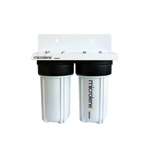 Davey Microlene 10" Jumbo Twin Filter Housing - Rainwater, Mains or Housing Only NZ by Filtration Station NZ