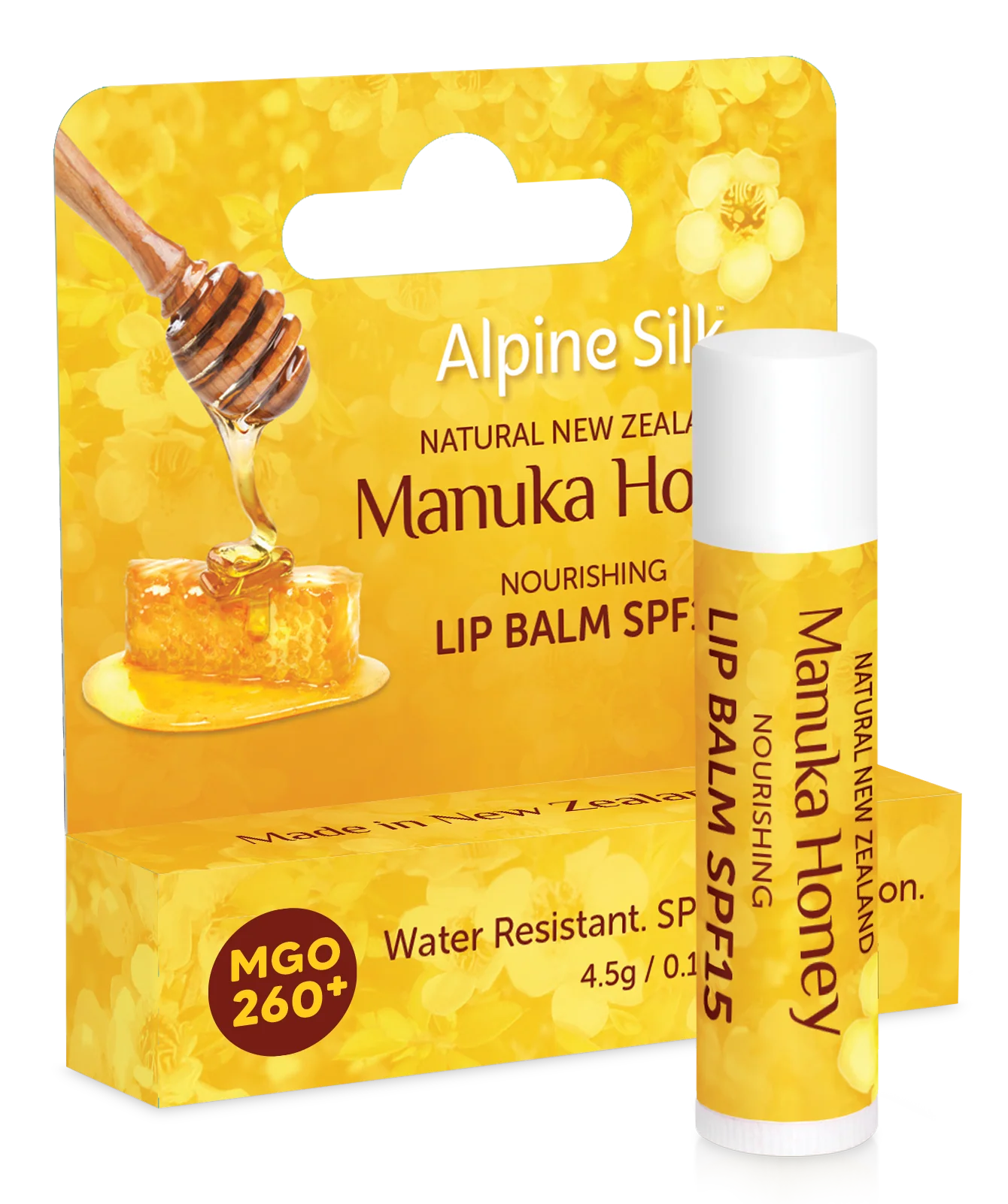 Alpine Silk Manuka Honey SPF15 Lip Balm 4.5g