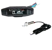 Universal LCD Digital Motorcycle Meter Speedometer by salelink.co.nz
