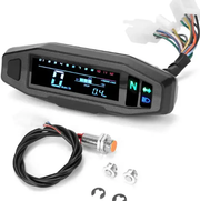 Universal LCD Digital Motorcycle Meter Speedometer by salelink.co.nz