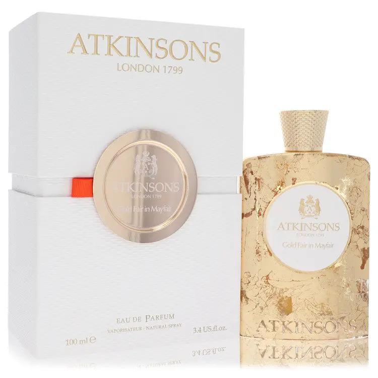 Brands HD Eau De Parfum Spray (Unisex) Atkinsons Gold Fair In Mayfair Eau De Parfum Spray (Unisex) by Atkinsons 100 ml Atkinsons Gold Fair In Mayfair Eau De Parfum Spray (Unisex) by Atkinsons 100 ml