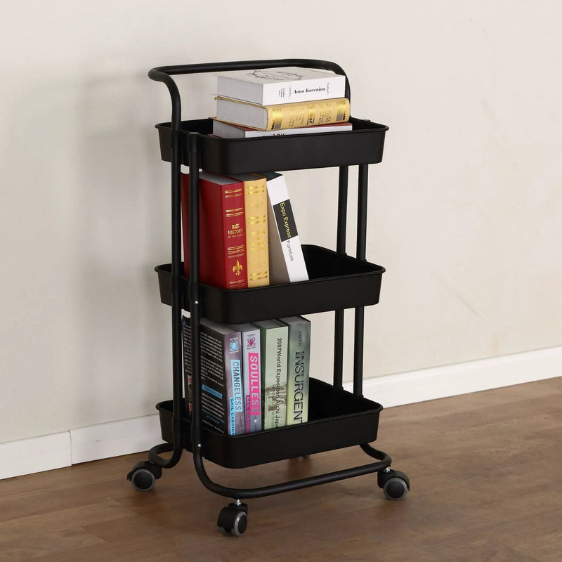 Kitchen Storage Trolley on Wheels by salelink.co.nz