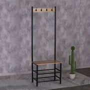 Coat Rack with Shoe Bench by salelink.co.nz