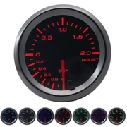 52mm Tinted 7 Turbo Boost Gauge 7 Color LED Display by salelink.co.nz