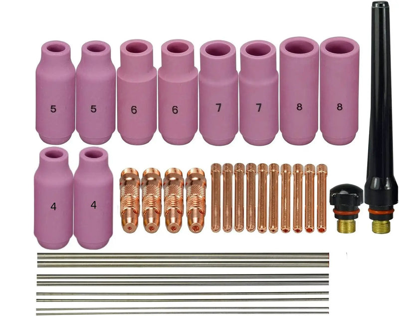 36PCS Tig Welding Torch Accessories Kit by salelink.co.nz