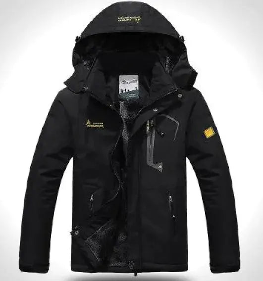 Men's Waterproof Thermal Hiking Jacket - Windproof Winter Outdoor Coat by Mead's Supply & Equipment Outfitters limited