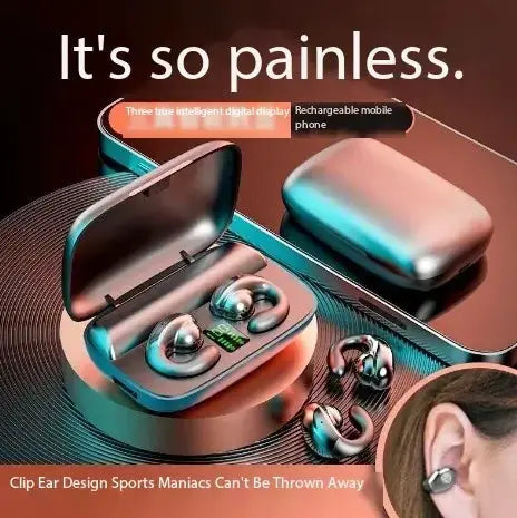 S19 Bone Conduction Wireless Bluetooth Earphones by Mead's Supply & Equipment Outfitters limited