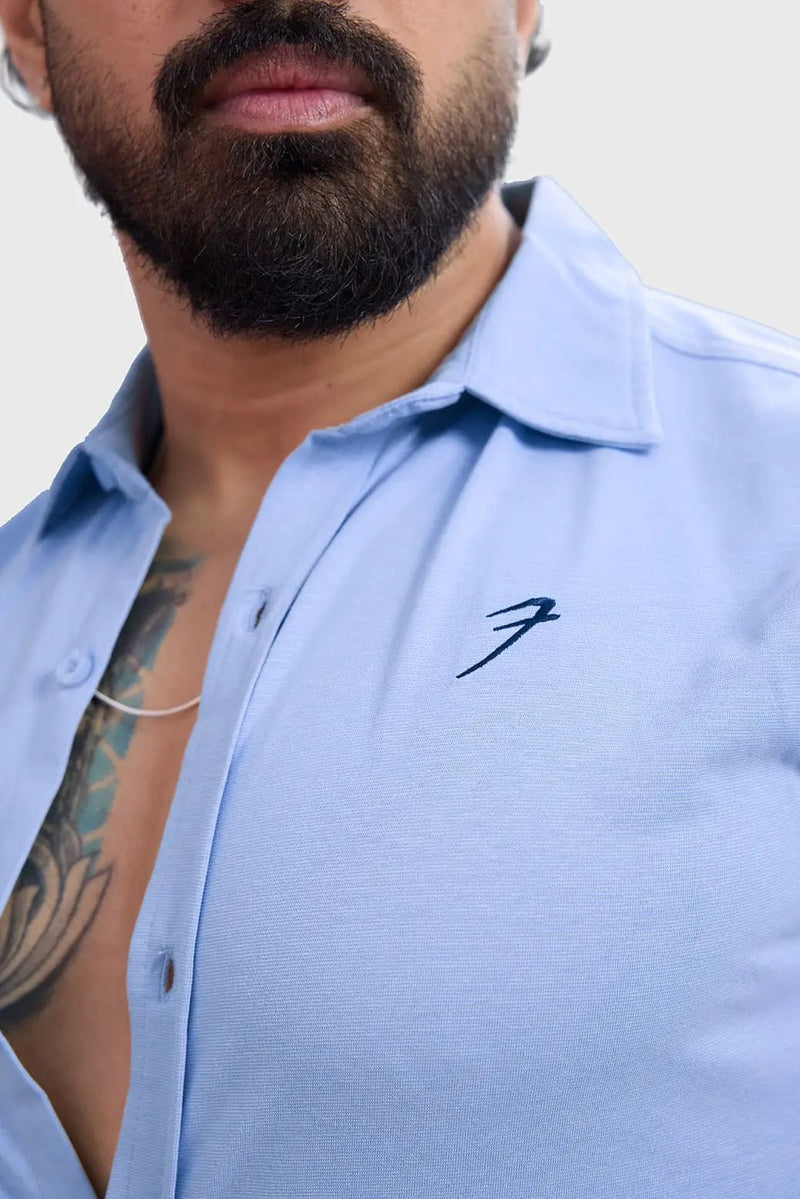 Aero Shirt Sky Blue by Fuaark Nz