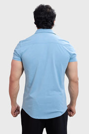 Aero Shirt Stone Blue by Fuaark Nz