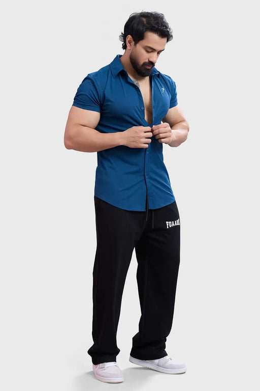 Aero Shirt Teal by Fuaark Nz