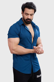 Aero Shirt Teal by Fuaark Nz