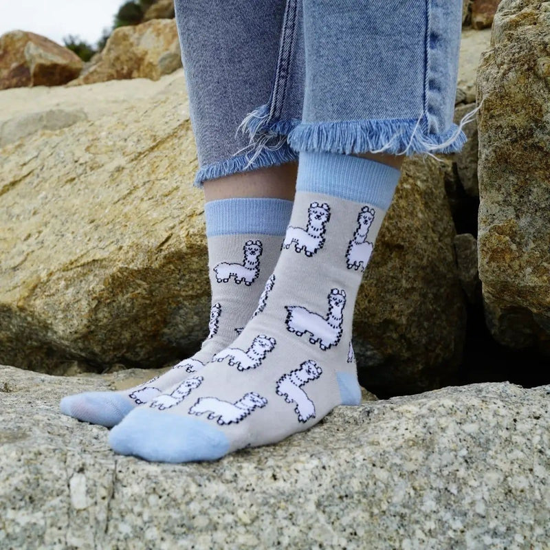 Barekind NZ Socks Save the Alpaca Bamboo Socks Save the Alpaca Bamboo Socks