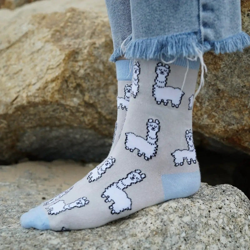 Barekind NZ Socks Save the Alpaca Bamboo Socks Save the Alpaca Bamboo Socks