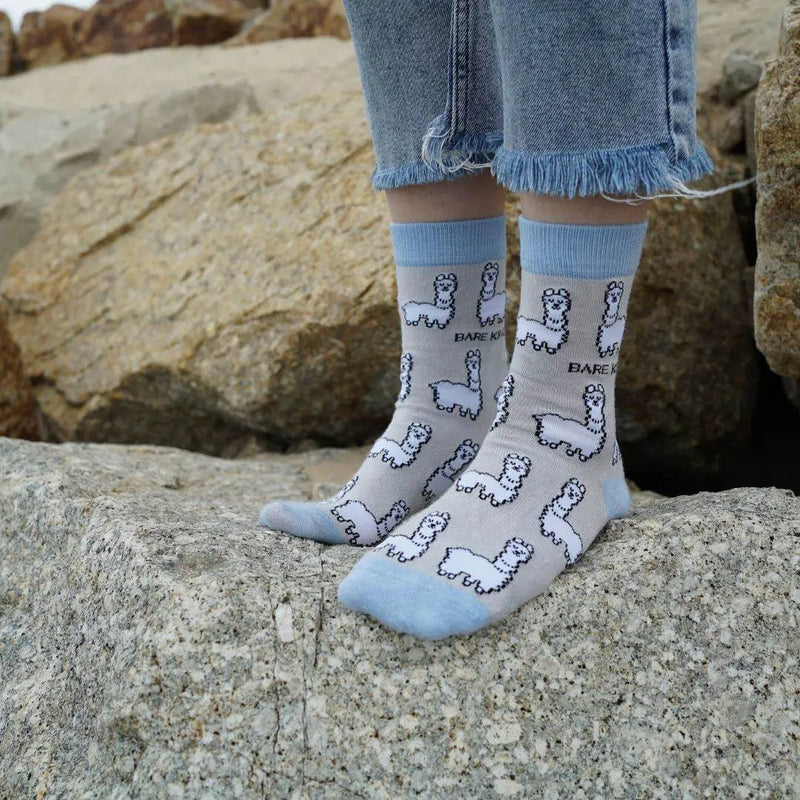 Save the Alpaca Bamboo Socks by Barekind NZ