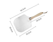 g8buynz Aluminum Pizza Spatula Set 12 x 14 Inch Metal Pizza Paddle Pizza Rocker Cutter Aluminum Pizza Spatula Set 12 x 14 Inch Metal Pizza Paddle Pizza Rocker Cutter