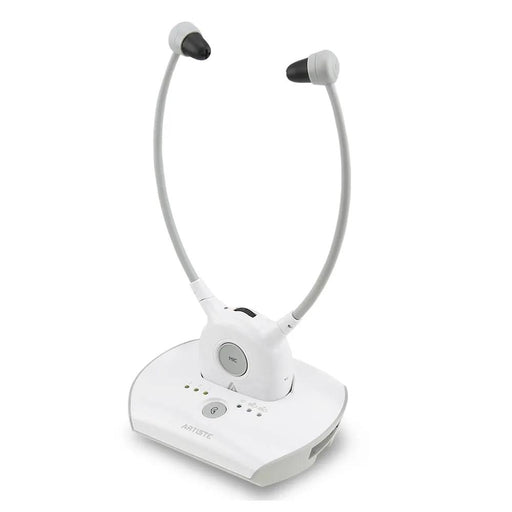 Wireless TV Listener with In Ear Headset suitable for non hearing aid users by Eldertech