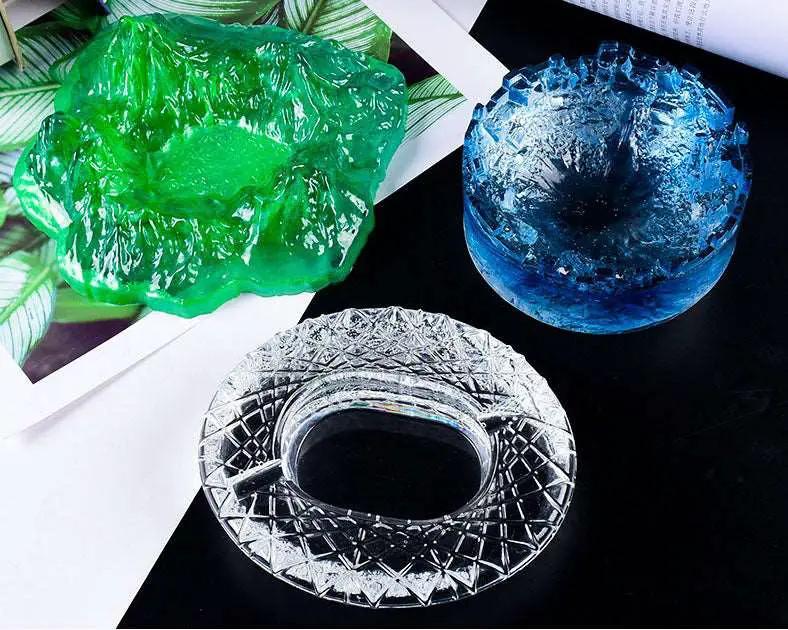 Ashtray Moulds Epoxy Resin Moulds Silicone Mould Casting Mould for Large Size DIY Ashtray Flower Pot Resin Art by Resin Art NZ