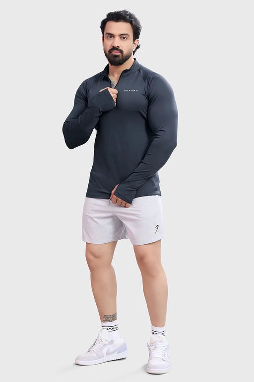 Thread Shorts Light Grey by Fuaark Nz