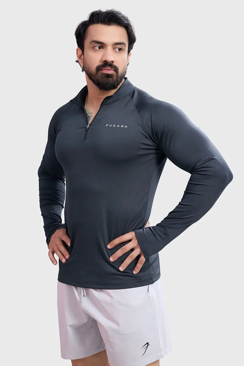 Axis Pullover Dark Grey by Fuaark Nz