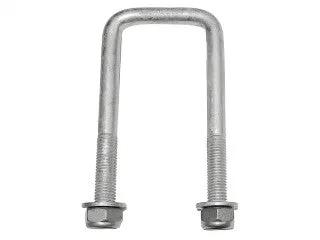 Square U-Bolt - M12 x 51 x 130mm - Grade 8.8 - Nuts Included by Trojan