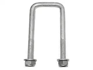 Trojan Suspension Hardware Square U Bolt M12 x 51 x 130mm Grade 8.8 Nuts Included U Bolt M12 X 51 X 130mm Grade 8.8 Nuts Included