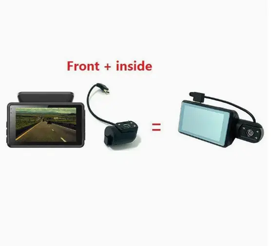 1080P Car DVR 3" Dual Lens Dash Cam Video Recorder Camera Night Vision by salelink.co.nz