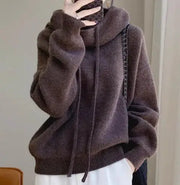 Women's Merino Wool High Neck Sweater Top by Mead's Supply & Equipment Outfitters limited