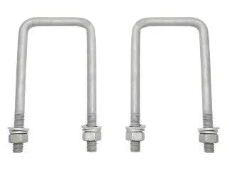 Square U-Bolt - M12 x 68 x 145mm - Pair by Trojan