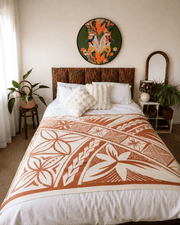 PELE Amataga Knit Amataga Knit Double Sided Cotton Throw Blanket 125x170cm Amataga Knit Double Sided Cotton Throw Blanket 125x170