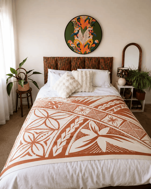 PELE Amataga Knit Amataga Knit Double Sided Cotton Throw Blanket 125x170cm Amataga Knit Double Sided Cotton Throw Blanket 125x170