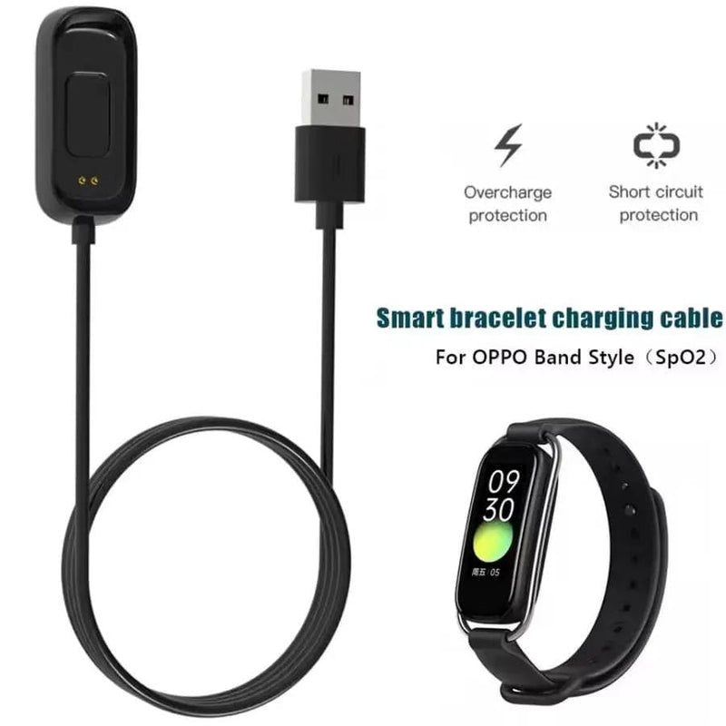 That Watch Shop Chargers USB-A Charger for OPPO Band Style (Black) 1m OPPO Band Style USB A Charger With Magnetic Connector