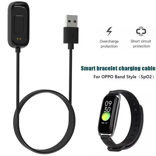 That Watch Shop Chargers USB-A Charger for OPPO Band Style (Black) 1m OPPO Band Style USB A Charger With Magnetic Connector