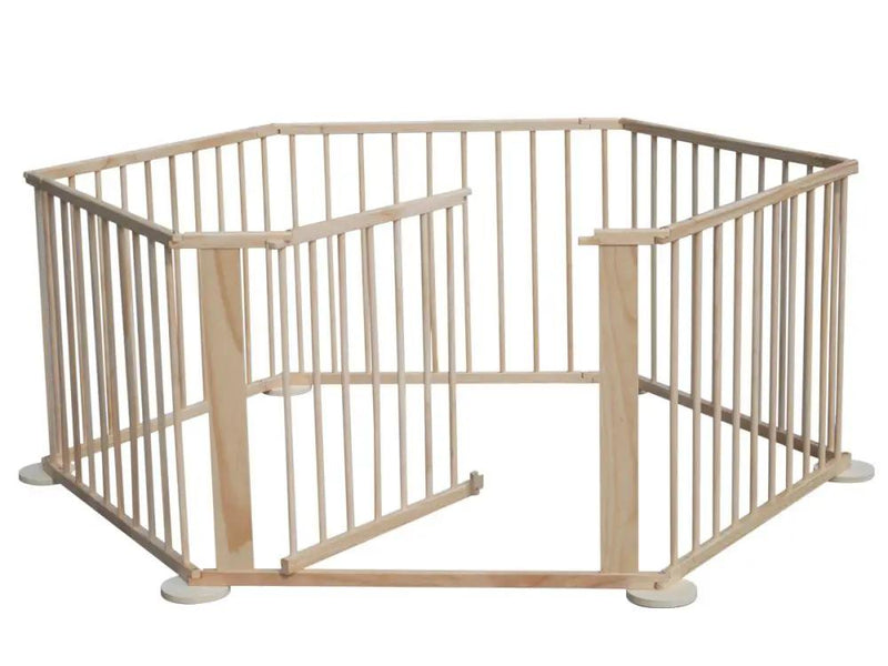 8PC WOODEN BABY PLAYPEN by Kiwi Grab