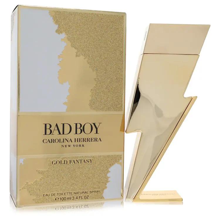 Brands HD Eau De Toilette Spray Bad Boy Gold Fantasy Eau De Toilette Spray by Carolina Herrera 100 ml Bad Boy Gold Fantasy Eau De Toilette Spray by Carolina Herrera 100 ml
