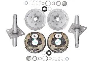 1500kg Drum Braked H&S Kit - 10" Electric Drum - 6x5-1/2x1/2